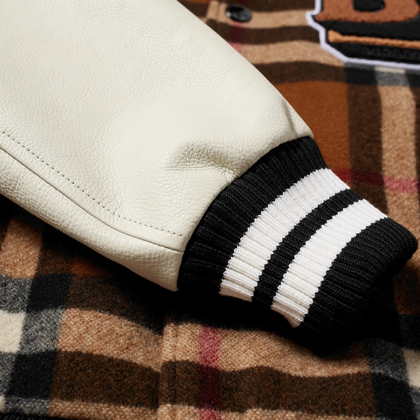 Burberry Felton Check Varsity Jacket - imagem 4
