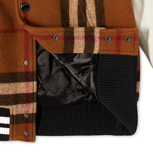 Burberry Felton Check Varsity Jacket - imagem 2