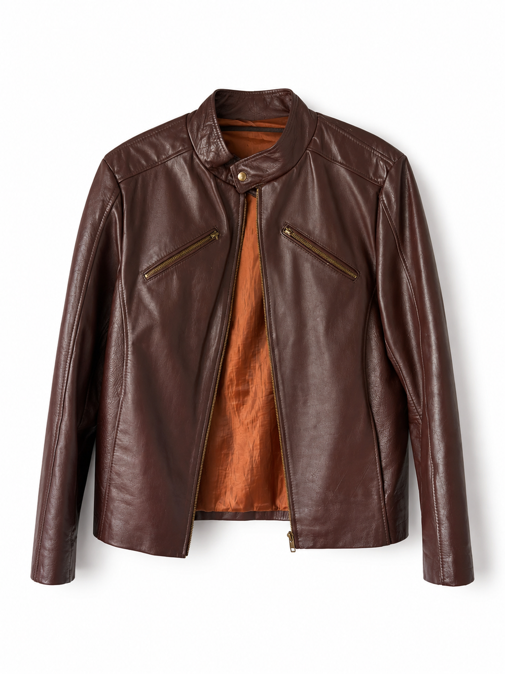 Jaqueta 100% Couro Vintage