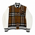 Jaqueta Varsity Burberry couro na Achei Primeiro - foto 1