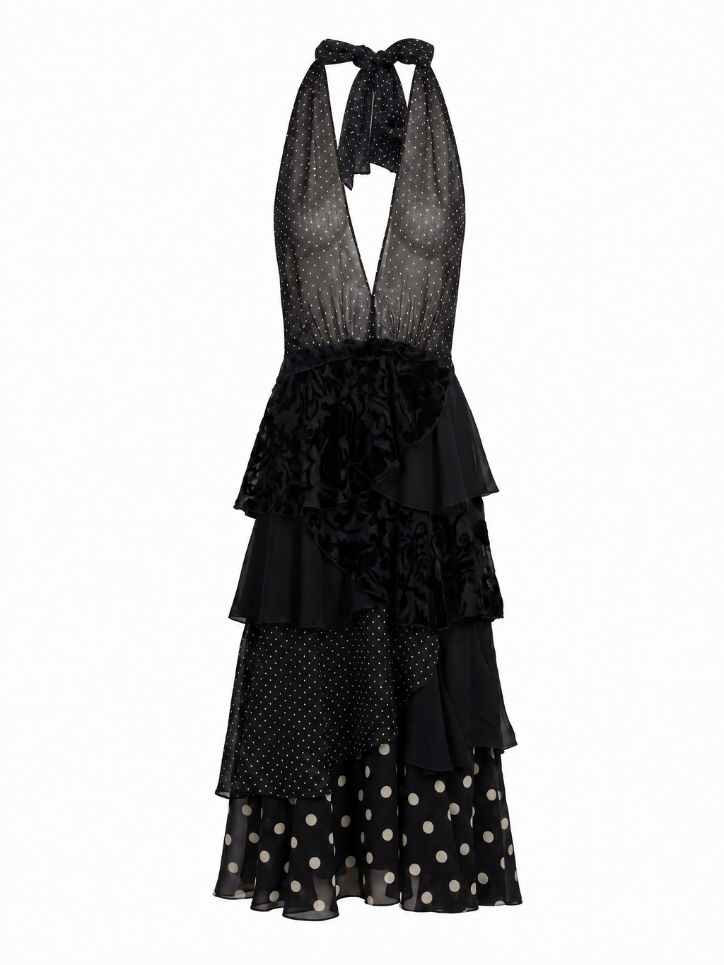 VESTIDO MIDI POÁ