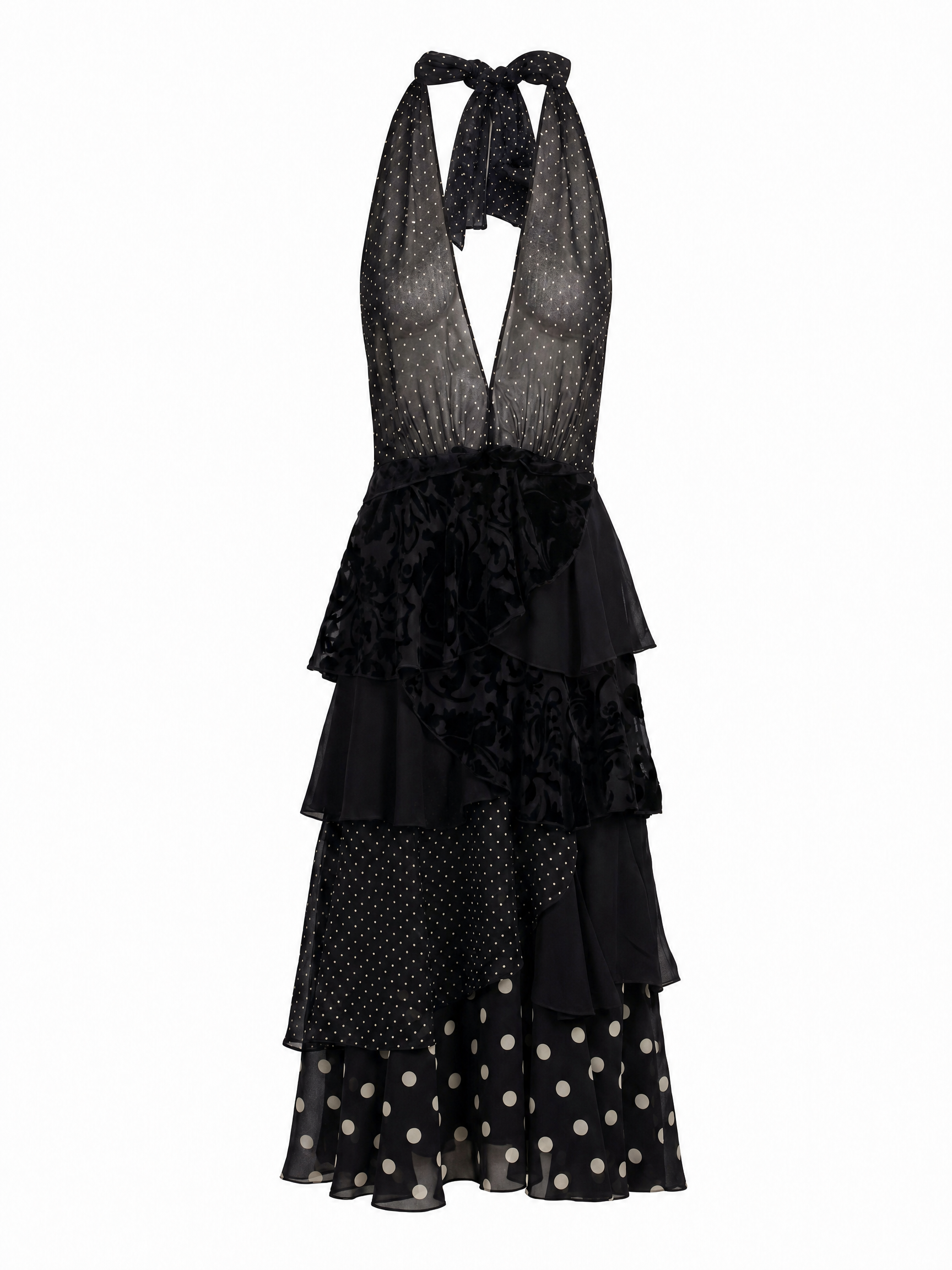 VESTIDO MIDI POÁ