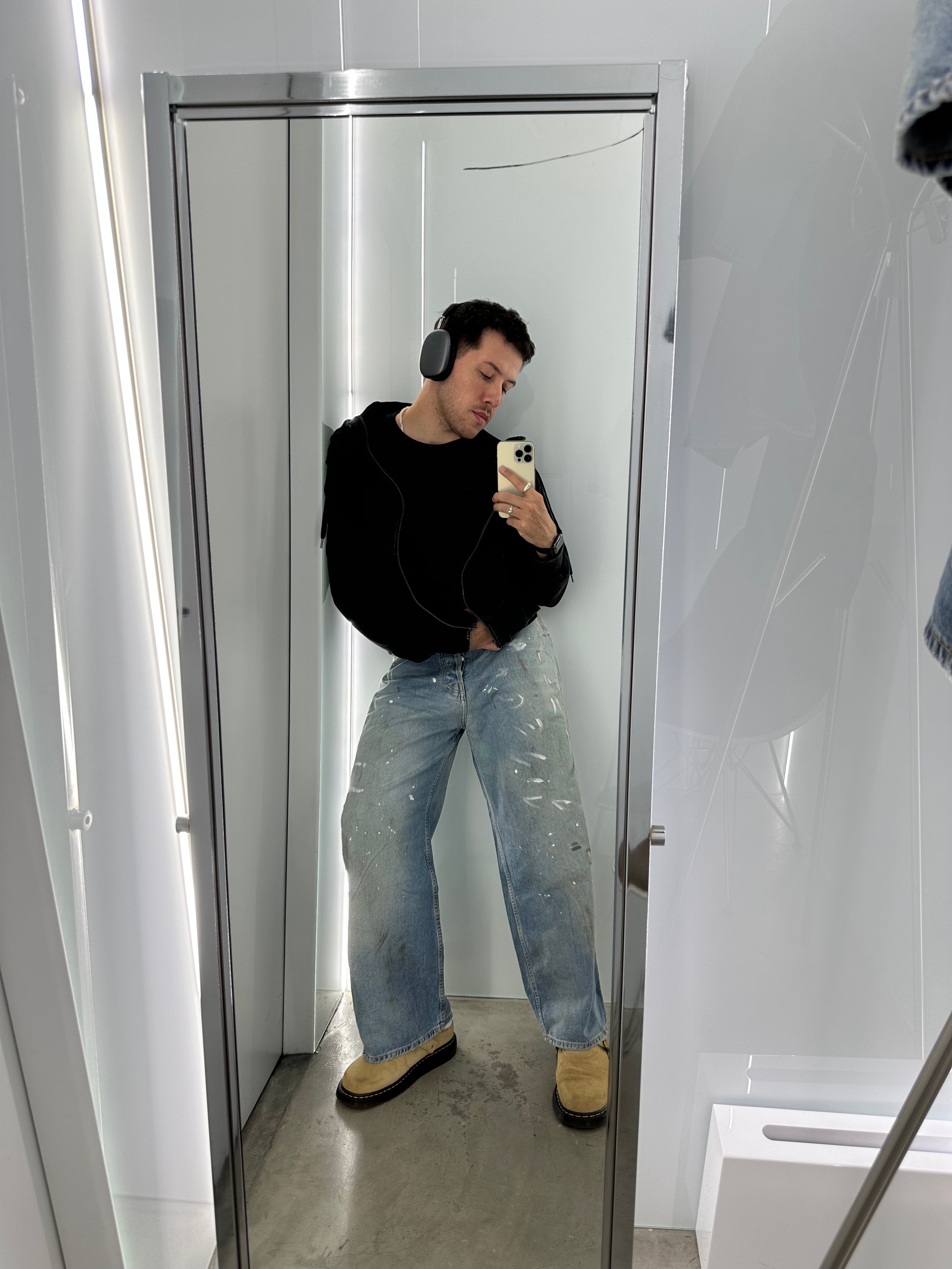 Calça Acne Studios Paint Splash