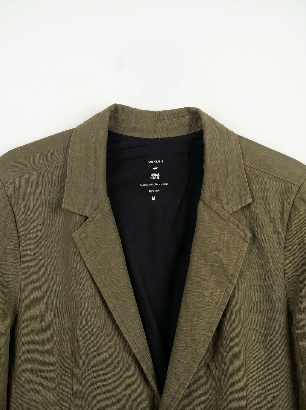 BLAZER DE LINHO VERDE OSKLEN - imagem 2