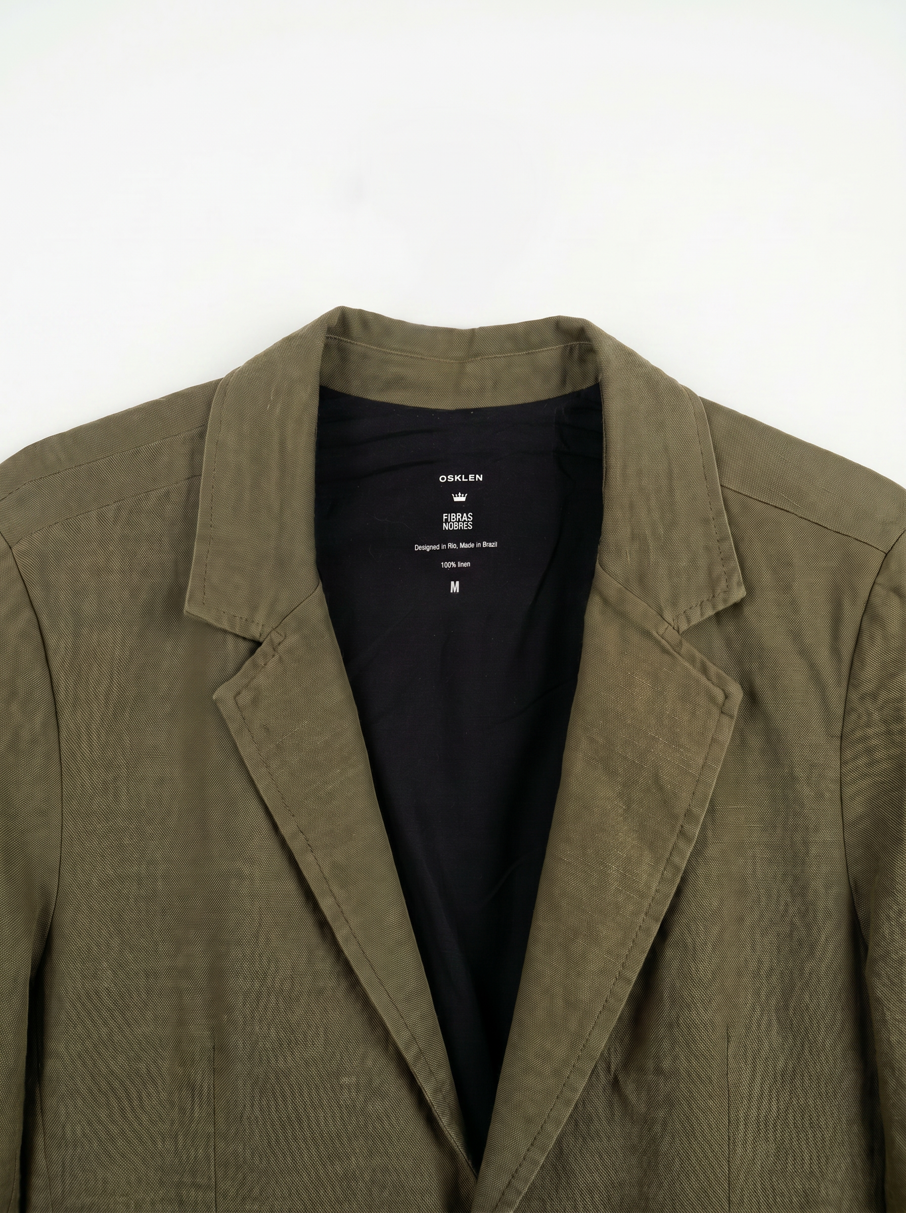 BLAZER DE LINHO VERDE OSKLEN - imagem 2