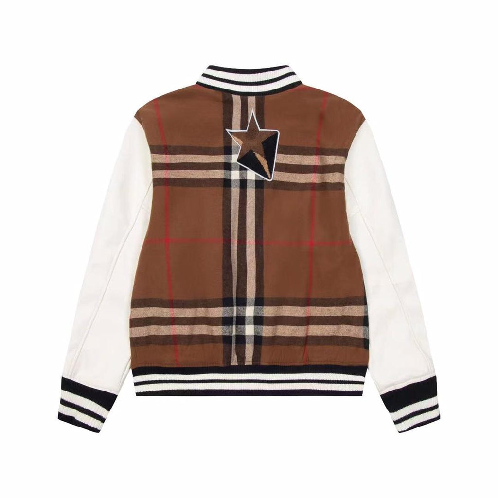 Jaqueta Varsity Burberry couro na Achei Primeiro - foto 2