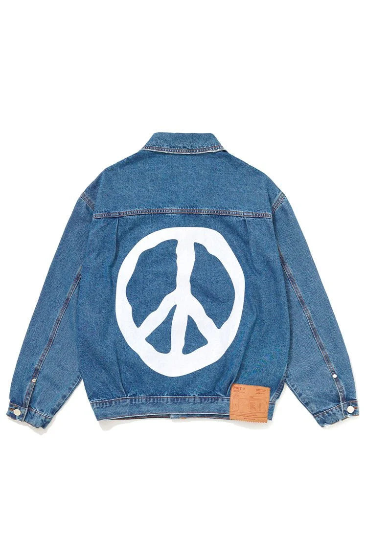 Jaqueta Jeans Peace 1940 Washed Denim - PIET