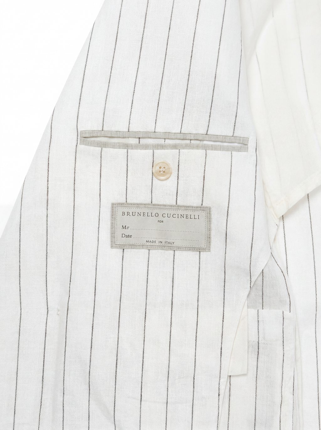 BLAZER BRANCO BRUNELLO CUCINELLI - imagem 1