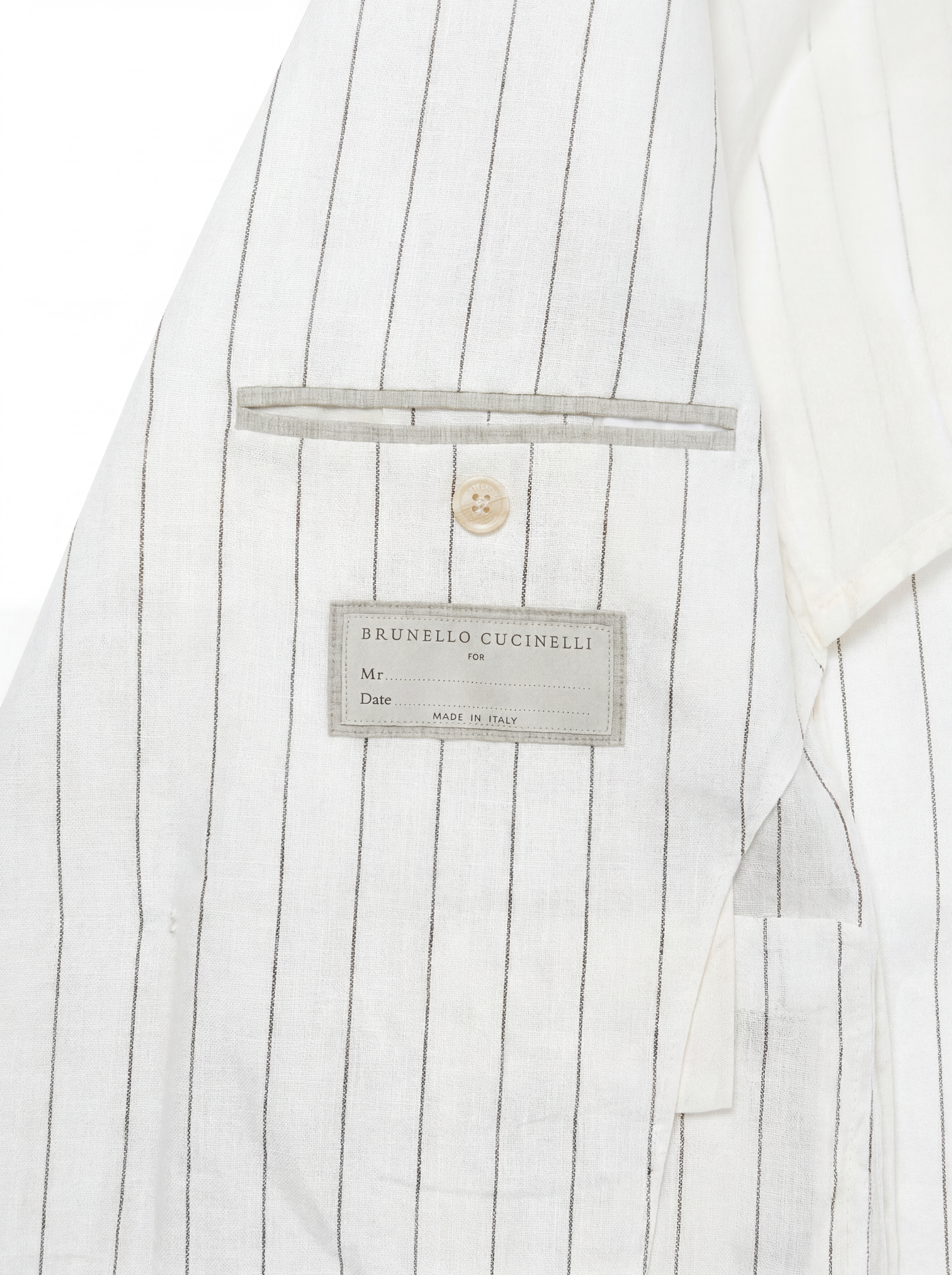 BLAZER BRANCO BRUNELLO CUCINELLI - imagem 1