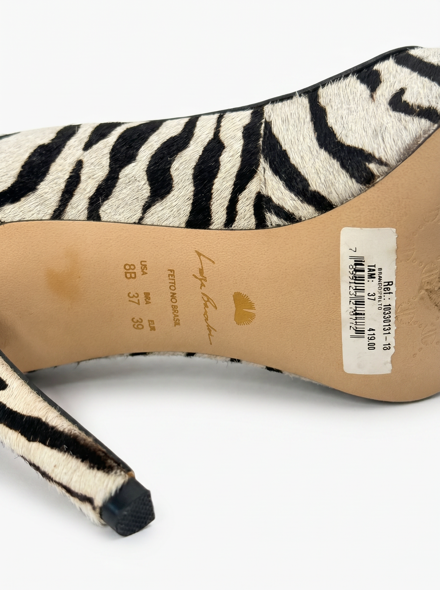Scarpin zebra - Luiza Barcelos - imagem 1