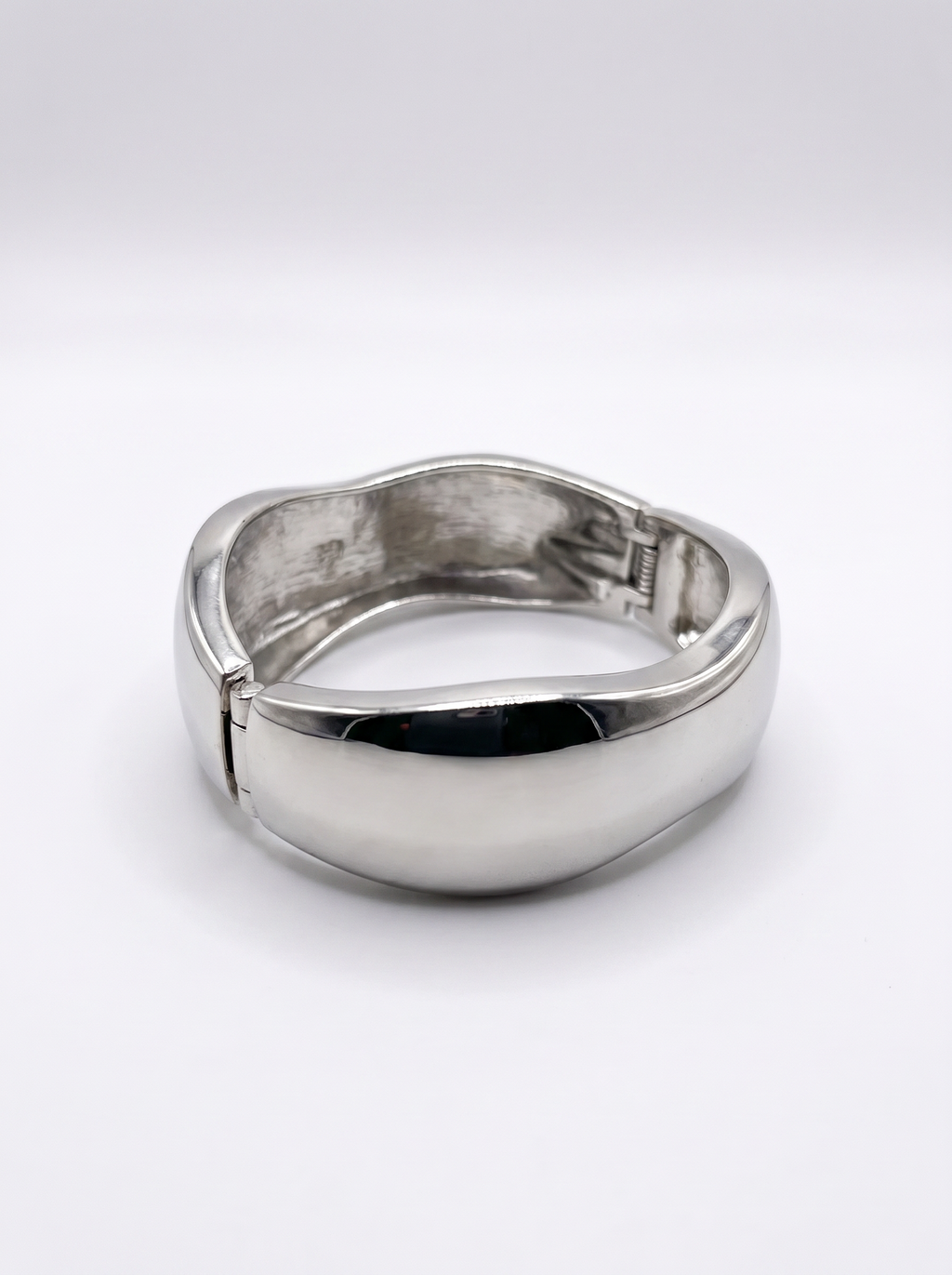 BRACELETE PRATEADO ONDULAR - imagem 2