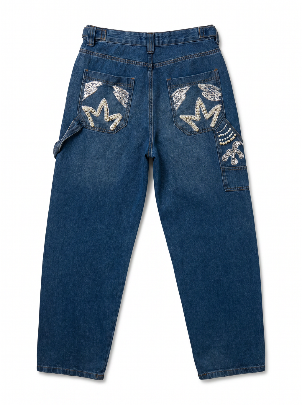 Jeans bordado flores - HISHA - imagem 3