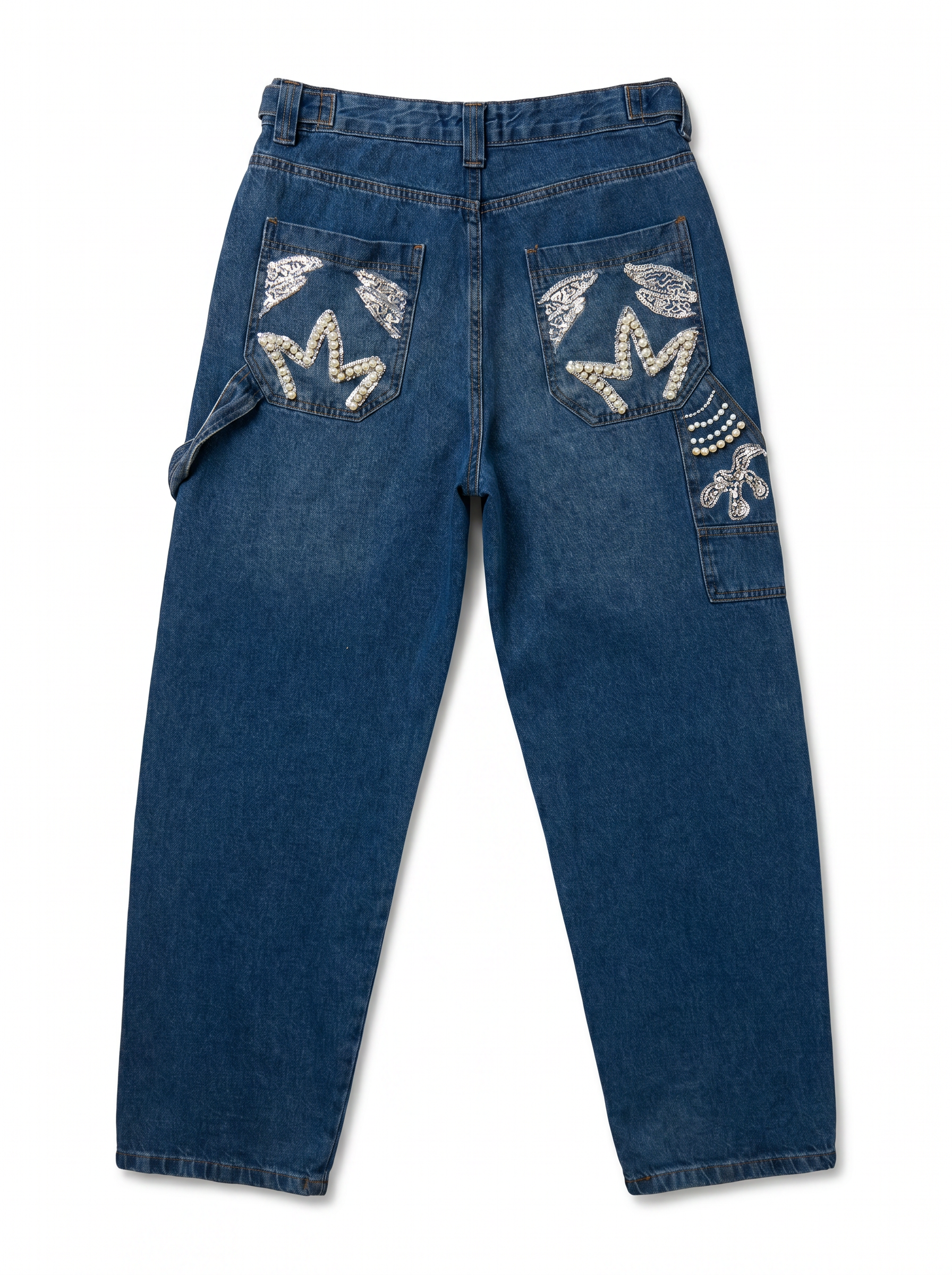 Jeans bordado flores - HISHA - imagem 3