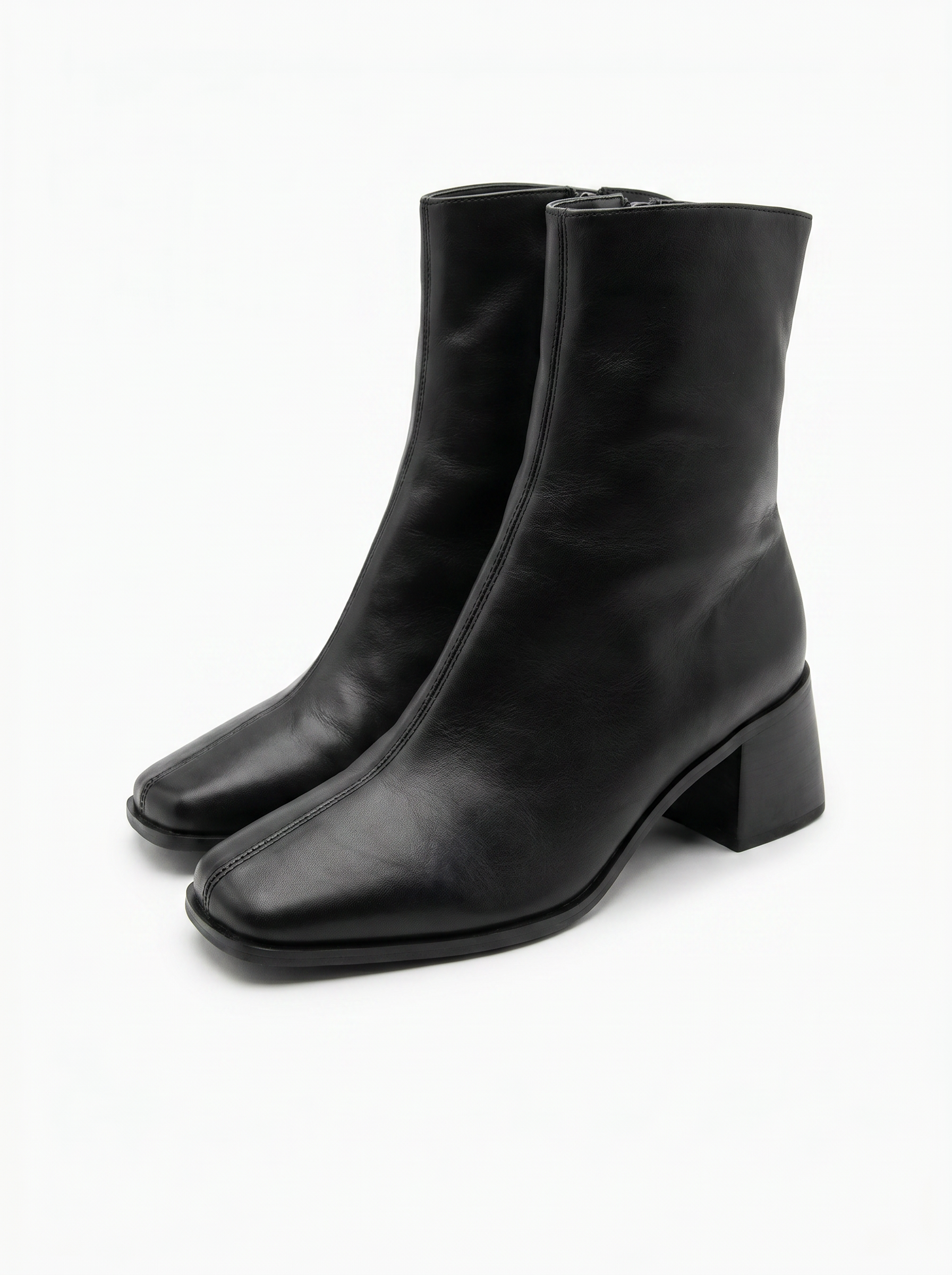 Bota preta cano medio - Sem marca - imagem 4