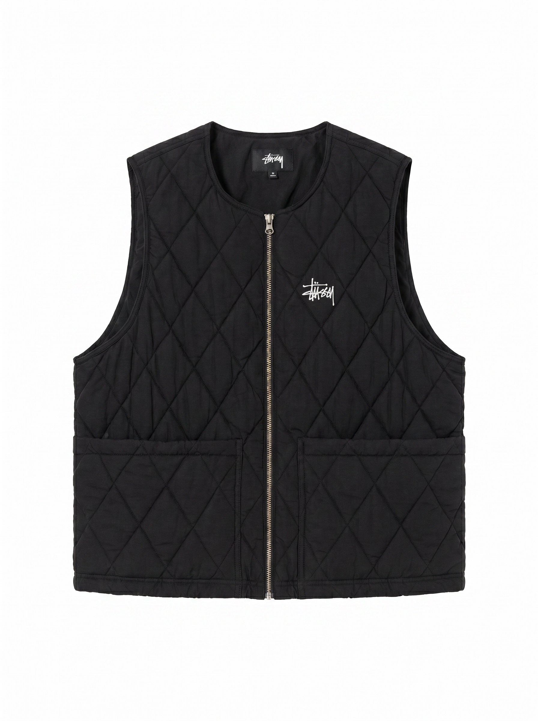 Colete preto matelasse - Stüssy - imagem 3